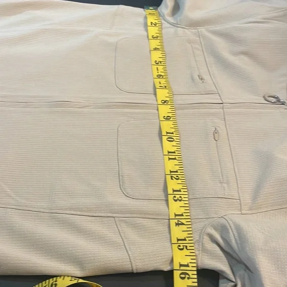 Lululemon Ventlight Zippered, Flight Suit,Tan, Khaki,Drawstring,Onesie,Size 2 - Picture 9 of 15
